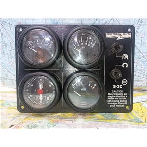 Boaters' Resale Shop of TX 2606 2001.54 NORTHERN LIGHTS 12VDC CONTROL PANEL S-3C