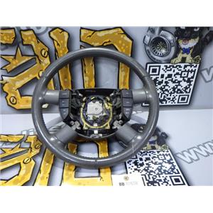 2006 2007 FORD FREESTAR SPORT 4.2 L AUTO LEATHER WRAPPED STEERING WHEEL GRAY OEM
