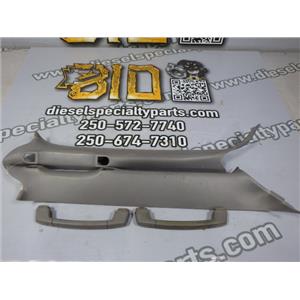 2002 2003 FORD F150 XLT 5.4 AUTO 4X4 4WD A PILLAR COVER GRAB HANDLE (4) GRAY OEM