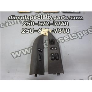 2002 2003 FORD F150 XLT 5.4 AUTO 4X4 4WD FRONT POWER WINDOW SWITCHES ( 2 ) GRAY