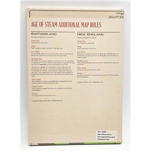 Age of Steam Deluxe Expansion Maps: New England/Pittsburgh & Switzerland SEALED