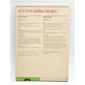 Age of Steam Deluxe Expansion Maps: Hungary & Finland by Eagle-Gryphon - SEALED