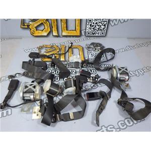 2012 2013 FORD F150 XLT 3.5 ECOBOOST AUTO 4X4 CREWCAB SEAT BELTS (BLACK) 5 PASS