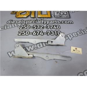 2012 2013 FORD F150 XLT 3.5 ECOBOOST AUTO 4X4 HOOD HINGE SET (2) WHITE OEM