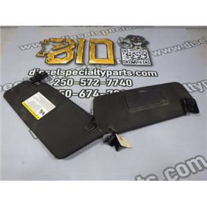 2012 2013 FORD F150 XLT 3.5 ECOBOOST AUTO 4X4 SUNVISORS SET (2) BLACK OEM