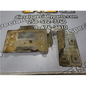 2003 2004 FORD F350 F250 XL 6.0 DIESEL ZF6 4X4 BATTERY TRAY HOLDER MOUNT (2) OEM