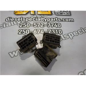 2003 2004 FORD F350 F250 XL 6.0 DIESEL ZF6 4X4 VENTS (3) HEATER DASH GRAY OEM