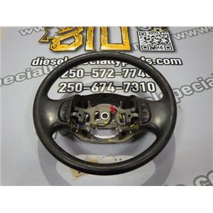 2003 2004 FORD F350 F250 XL 6.0 DIESEL ZF6 4X4 STEER WHEEL W CONTROLS BLACK OEM