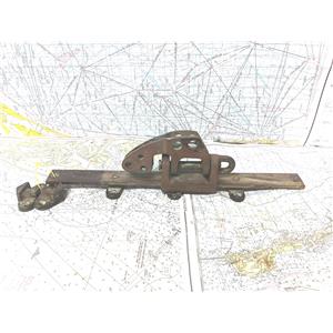 Boaters' Resale Shop of TX 2606 5501.02 BRONZE GOOSENECK ON 15" OF 1.25" TRACK