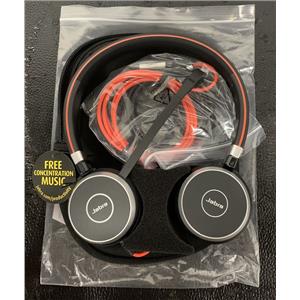 Jabra Evolve 40 Wired MS Mono USB Headset Mic&Case HSC017 6399-823-109 Zip Pouch
