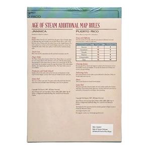 Age of Steam Deluxe: Expansion Maps Jamaica & Puerto Rico - SEALEd