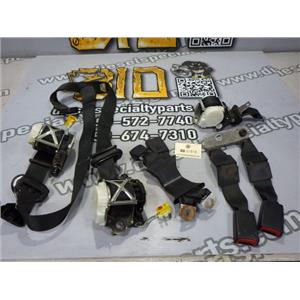 2008 2009 FORD F350 FX4 6.4 DIESEL AUTO 4X4 CREWCAB REAR SEAT BELTS (BLACK) SET