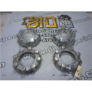 2008 2009 2010 FORD F350 FX4 6.4 DIESEL AUTO 4X4 OEM CENTRE CHROME HUB CAPS SET