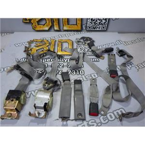 2001 2002 FORD F350 XLT EXT CAB OEM INTERIOR REAR SEAT BELTS (GRAY) REAR ONLY
