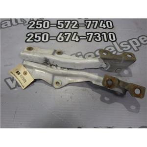 2001 2002 FORD F350 XLT 6.8 V10 AUTO 2WD OEM HOOD HINGES (SET) WHITE