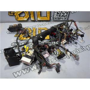 2000 2001 FORD F350 LARIAT 7.3 DIESEL ZF6 4X4 DASH WIRING HARNESS YC3T14401ANM