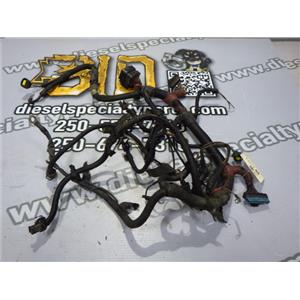 2000 2001 FORD F350 LARIAT 7.3 DIESEL ZF6 4X4 ENGINE WIRING HARNESS 1837761C91