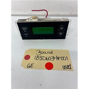 GE Range 183D6034P001 Board Used