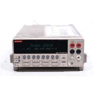 Keithley 2001 7.5 Digit 7 1/2 Digit Multimeter DMM AS-IS