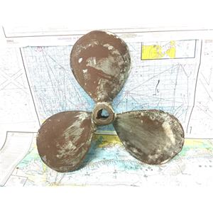 Boaters' Resale Shop of TX 2608 0803.04 BRONZE 3 BLADE 22RH18 PROP - 1.5" SHAFT