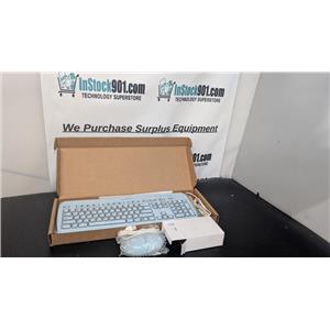 Medigenic Cleanable 104E Keyboard K104E01-US w/ M03 Scroll Mouse - Open Box