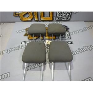 2008 2009 JEEP LIBERTY SPORT 3.7L V6 AUTO 4X4 HEAD RESTS (4) GRAY CLOTH SET OEM