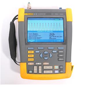 Fluke 190-102 100MHz 2CH 1.25GS/s Scopemeter Digital Oscilloscope Multimeter