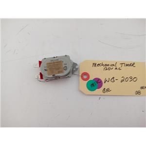 GE MISC. WG-2030 MECHANICAL TIMER 120 VOLT AC OB OEM