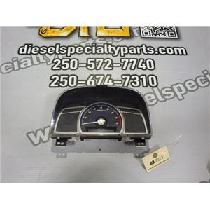 2006 2007 HONDA CIVIC 2DR COUPE 1.8L 4CYL AUTO INSTRUMENT GAUGE CLUSTER KMH OEM
