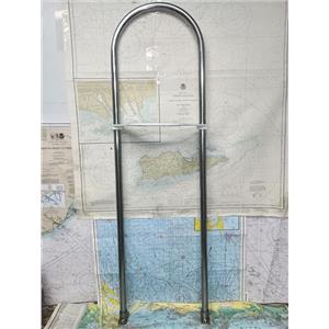 Boaters' Resale Shop of TX 2608 1507.02 PEDESTAL 12.5" x 47" GUARD w TOP PLATE