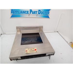 JENN-AIR OVEN W10799306 W11315559 18 INCH STAINLESS STEEL COMPLETE DOOR USED OEM
