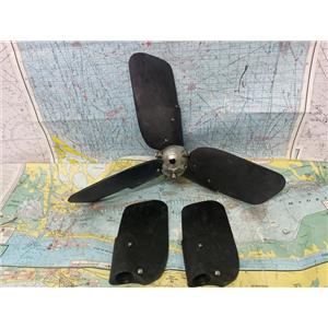 Boaters' Resale Shop of TX 2608 2203.01 KIWI FEATHERING 3 BLADE 18.5" PROP K-3