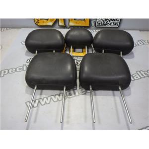 2008 2009 FORD ESCAPE LIMITED 3.0 V6 AUTO 4WD LEATHER HEADRESTS ( 5 ) BLACK OEM