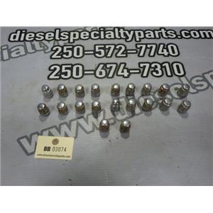 2011 2012 MAZDA 3 HATCHBACK 2.5 4CYL AUTO CHROME LUG NUTS SET (20) OEM