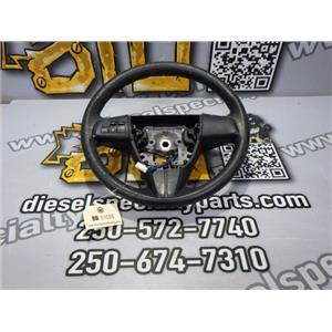 2011 2012 MAZDA 5 VAN 2.5L 4CYL MANUAL STEER WHEEL WITH CONTROLS BLACK OEM