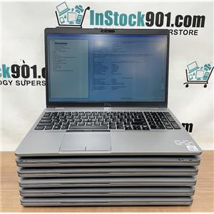 LOT 6 Dell Latitude 5510 15.6 i5-10 / i7-10 1.60GHz 8gb RAM NO SSD Please Read!