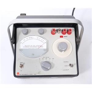 General Radio / GENRAD 1863 MEGOHMETER, 50 kΩ to 20 TΩ
