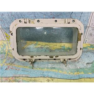 Boaters' Resale Shop of TX 2609 0505.05 BRONZE 6" x 10" x 17"  OPENING PORTLIGHT
