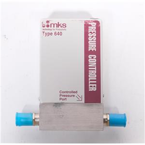 MKS Type 640 640A12TW1M32M Pressure Controller Range 100 TORR