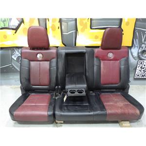 2009 2010 2011 FORD F150 HARLEY DAVIDSON CREWCAB OEM REAR LEATHER SEAT