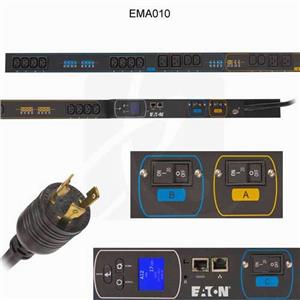 Eaton EMA010 24A 5.8kVA 208V–240V Single-phase 0U PDU 20x C13 4x C19
