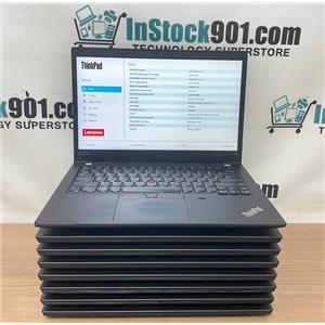 LOT 8 Lenovo ThinkPad T14 Gen 1 Intel i7-10510U 1.80GHz 16gb RAM 256gb SSD Read!