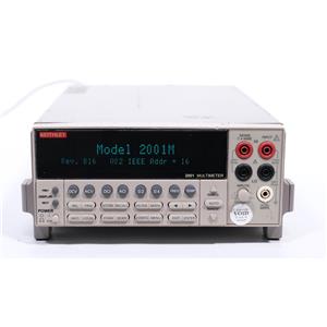 Keithley 2001 7.5 Digit 7 1/2 Digit Multimeter DMM AS-IS