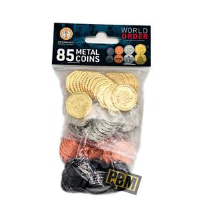 World Order: 85 Metal Coins by Hegemonic Project Games - SEALED