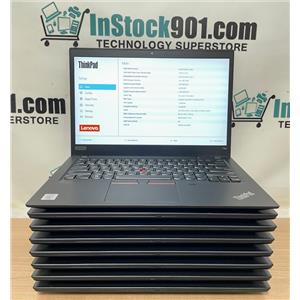 LOT 8 Lenovo ThinkPad T14s Gen 1 1080p Intel i7-10610U 1.8GHz 16gb RAM 256gb SSD