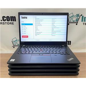 LOT 4 Lenovo ThinkPad T14 Gen 1 1080p Intel i7-10610U 1.80GHz 16gb RAM 256gb SSD