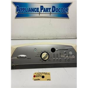 Whirlpool Cabrio Washer Control Panel And Assembly W1058216 8565349 Used