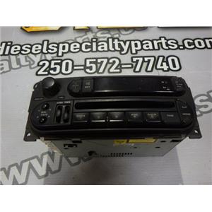 2003 2004 DODGE 3500 SLT 5.9 DIESEL AUTO 4X4 OEM RADIO STEREO CD PLAYER AM/FM