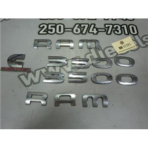 2003 2004 DODGE 3500 SLT 5.9 DIESEL AUTO 4X4 OEM EMBLEMS BADGE SET (15)