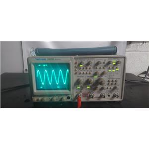 Tektronix 2465B 400 MHZ 4 Channel Oscilloscope- Broken Power Button